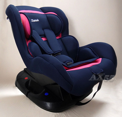Детское автокресло ZLATEK LB303, "Galleon" Фуксия lux гр. 0+/I, 0-18 кг, 0-4 лет
