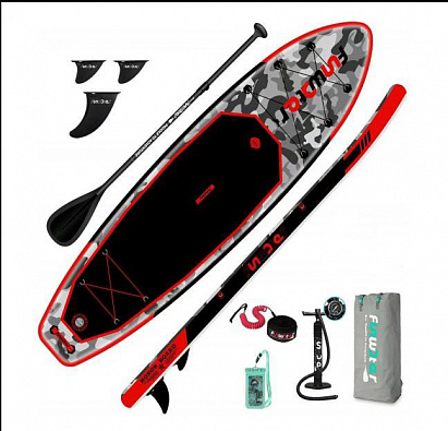 Sup board (Сапборд) Надувная доска HONOR FUNWATER двухслойный крас (335*83*15)