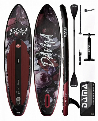 Sup board (Сапборд) Надувная доска DAMA-FL1 (320*81*15)(полный комплект)