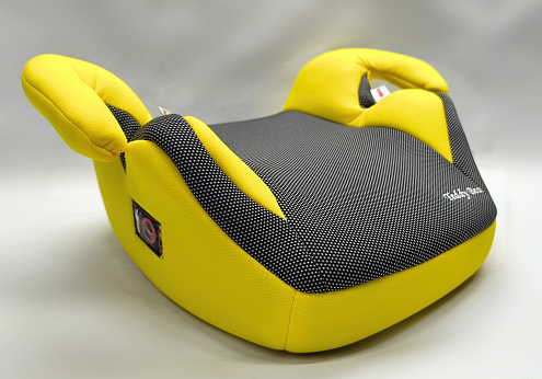Бустер/автокресло детское Teddy Bear LB311 23 YELLOW+BLACK DOT