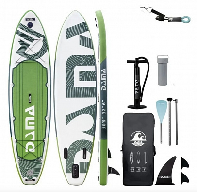 Sup board (Сапборд) Надувная доска DAMA зел (320*81*15)