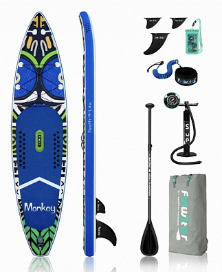 Sup board (Сапборд) Надувная доска Monkey (350*84*15) до 200кг (полный комплект)